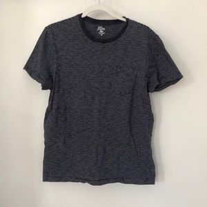 J. Crew Slub Cotton Striped Pocket T-Shirt
